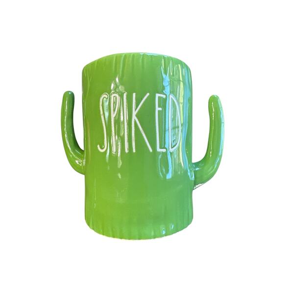 Rae Dunn Cactus “Spiked” Green Mug Artisan Collection by Magenta - Picture 1 of 8